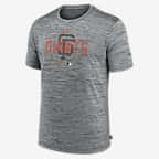 SAN FRANCISCO GIANTS Mens Nike MLB Dri-Fit T-Shirt Medium M Black  Athletic-Cut