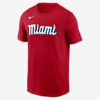 Nike Men's Nike Black Miami Marlins The 305 Local Team T-Shirt