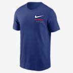 Toronto Blue Jays Large Logo Back Stack Men's Nike MLB T-Shirt