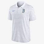 nike red sox polo