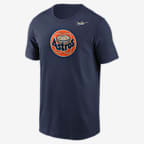 Nike Cooperstown Distressed Tri-Blend (MLB Houston Astros) Men's T ...