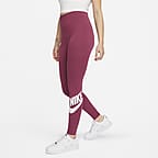 Pants and jeans Nike NSW Essential Women's High-Waisted Logo Leggings Black/  White