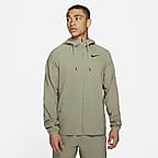 nike flex pro training hoodie grey