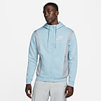 nike training hybrid full zip hoodie