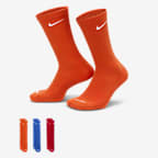 Nike Training 3 pack crew socks in … curated on LTK  Long socks outfit,  Leggings outfit casual, Crew socks outfit