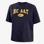 North Carolina Central Women's Nike College Boxy T-Shirt. Nike.com