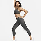 Nike Go Women's Firm-Support High-Waisted Full-Length Leggings with Pockets  (Plus Size), Size 2XL Black/Black at  Women's Clothing store