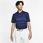 nike men's control stripe dry golf polo