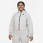 Nike Sportswear Tech Fleece Older Kids' (Girls') Full-Zip Hoodie ...