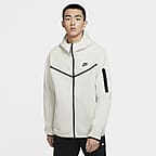 nike tech fleece hoodie light bone