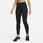 Nike Dri-FIT Fast Mid-Rise 7/8 Leggings (Plus Size) Women - black/reflective  silver FB3230-010