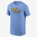 Nike City Connect (MLB Milwaukee Brewers) Men's T-Shirt. Nike.com