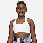 Nike Big Girls Swoosh Sports Bra Black Size XL 1528