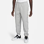 Jogger Pants Nike Solo Swoosh Men's Fleece Pants Baroque Brown/ White