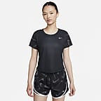 Nike Dri-FIT Swoosh Women's Short-Sleeve Printed Running Top. Nike MY