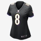 Nike Baltimore Ravens No27 J.K. Dobbins White/Pink Women's Stitched NFL Limited Rush Fashion Jersey
