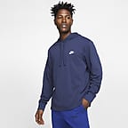 nike men's sportswear club pullover jersey hoodie