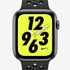 Apple Watch Nike Series 4 Gps Cellular With Nike Sport Loop 44mm Open Box Sport Watch Nike Com