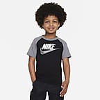 Nike Sportswear Futura Tee Little Raglan T-Shirt. Kids
