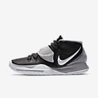 kyrie 6 white and black