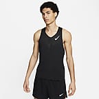 Nike Mens Aeroswift Run Singlet (Polar/White stripes) – The Happy