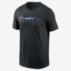 Miami Marlins Local Team Phrase Men's Nike MLB T-Shirt. Nike.com