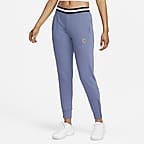 Nike Court Dri-FIT Heritage French Terry Tennis Pants 'Diffused Blue' -  FB4157-491