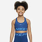 Nike Pro Swoosh Dri-FIT Sport-BH für Mädchen. Nike AT