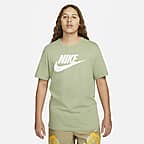 Nike - T-shirt coupe boyfriend style universitaire - Blanc