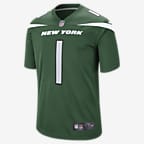 Nike Aaron Rodgers New York Jets Men's NFL Game Football Jersey Black