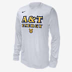 North Carolina A&T Men's Nike College Long-Sleeve T-Shirt. Nike.com