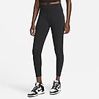 Nike Womens Club High Waist Leggings - Anthracite/Black