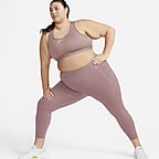 Nike Universa Women's Medium-Support High-Waisted 7/8 Leggings with Pockets  (Plus Size). Nike VN