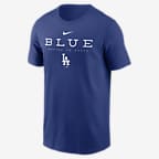 Los Angeles Dodgers Fuse Wordmark Men's Nike MLB T-Shirt. Nike.com
