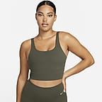Nike Zenvy Women\'s Longline Sports Light-Support Bra. Non-Padded