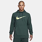 Nike Dry Graphic Men's Dri-FIT Hooded Fitness Pullover Hoodie. Nike HU