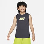 Nike Dri-FIT Multi+ Big Kids' (Boys') Sleeveless Training Top. Nike.com