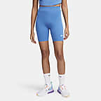 Nike Sportswear Classic Women\'s High-Waisted Shorts. 8\