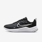 Nike Women's Downshifter 12 Running Shoes, Size 6, Black/White