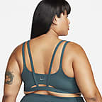 Nike Zenvy Strappy Women's Light-Support Padded Sports Bra (Plus Size). Nike .com