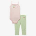 kohl's Baby Girl Nike 2-Piece Ruffle Bodysuit & Leggings Set, Kohls
