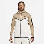 nike tech fleece hoodie light bone