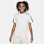 Kids\' Soccer Nike Big Top. Short-Sleeve Academy Dri-FIT