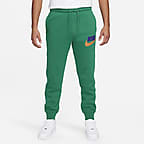 Nike Men's Sportswear Club Fleece Joggers-Orange​ - Hibbett