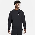 nike sportswear swoosh french terry trousers