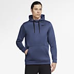 nike men's therma colorblocked training hoodie