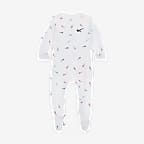 Nike Swooshfetti Footed Coverall Coverall. Baby