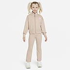 Nike Kids' Notebook Dri-Fit Hoodie & Leggings Set, Hemp, 2-3 years