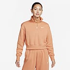 Nike Sportswear Phoenix Fleece Women's Oversized 1/2-Zip Crop 
