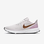 women's nike revolution 5 black metallic copper
